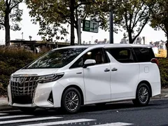2021 Toyota Alphard Hybrid 2.5L Luxury, белый — фото 1