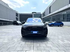 2021 Audi Q7 55 TFSI quattro S line Sport, чёрный — фото 2