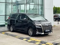 2021 Toyota Alphard Hybrid 2.5L Premium, чёрный — фото 3