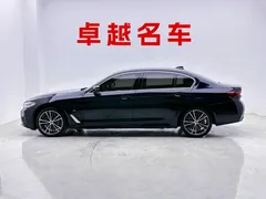 2021 BMW 5 Series 530Li Leading M Sport Package, синий — фото 8