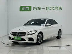 2021 Mercedes-Benz C-Class C 200 L Fashion Sport, белый — фото 1