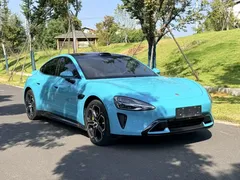 2024 Xiaomi SU7 RWD Long Range Advanced ADAS Pro, синий — фото 2
