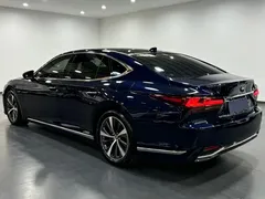 2021 Lexus LS 500h Excellence, синий — фото 3
