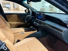 2021 Lexus LS 500h Excellence, синий — фото 7