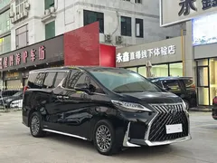 2020 Lexus LM 300h 7-seat, чёрный — фото 3
