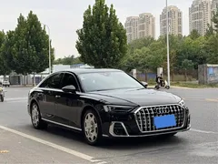 2022 Audi A8L 50 TFSI quattro Comfort Collector's Edition, чёрный — фото 3