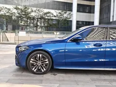 2023 Mercedes-Benz C-Class C 350 eL PHEV, синий — фото 5