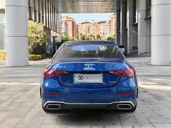 2023 Mercedes-Benz C-Class C 350 eL PHEV, синий — фото 6