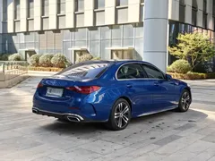 2023 Mercedes-Benz C-Class C 350 eL PHEV, синий — фото 7