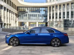 2023 Mercedes-Benz C-Class C 350 eL PHEV, синий — фото 10