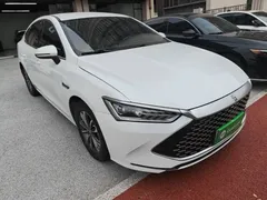 2023 BYD Qin PLUS Champion DM-i PHEV 55KM Leading, белый — фото 4