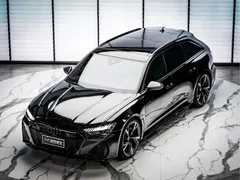 2021 Audi RS 6 4.0T Avant Premium, чёрный — фото 2