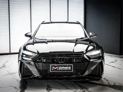 2021 Audi RS 6 4.0T Avant Premium, чёрный — фото 3