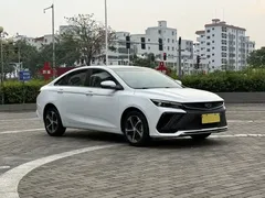 2022 Geely Emgrand L 1.4T CVT Flagship, белый — фото 3