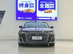 2023 Audi A8L 55 TFSI quattro Flagship, чёрный — фото 2