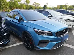 2021 Geely Emgrand S 1.4T CVT Premium, синий — фото 4