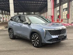 2023 Geely Atlas L 2.0TD DCT Flagship, синий — фото 3