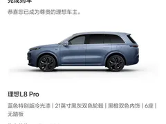 2023 Li Auto L8, синий — фото 20