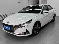 2022 Hyundai Elantra 240TGDi DCT LUX Premium, белый — фото 1