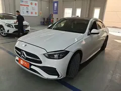 2022 Mercedes-Benz C-Class C 260 L Sport, белый — фото 1