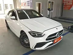 2022 Mercedes-Benz C-Class C 260 L Sport, белый — фото 2