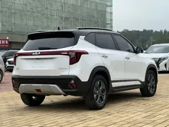 2023 Kia Seltos 1.5L CVT Luxury, белый — фото 4