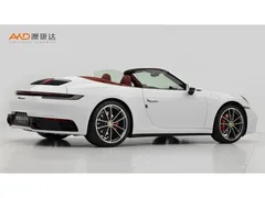 2020 Porsche 911 Carrera Cabriolet 3.0T, белый — фото 3