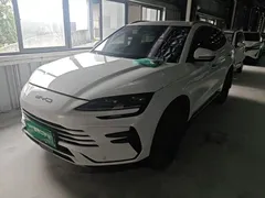 2023 BYD Song PLUS Champion DM-i PHEV 150km Flagship Plus, белый — фото 1