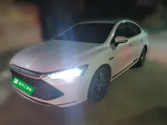 2021 BYD Qin PLUS DM-i PHEV 55km Flagship, белый — фото 1