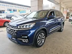 2021 Chery Tiggo 8 290TGDI AT Kunpeng, синий — фото 2