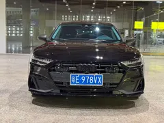 2022 Audi A7L 45 TFSI quattro S-line, чёрный — фото 3
