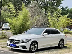 2021 Mercedes-Benz C-Class C 260 L Sport, белый — фото 1