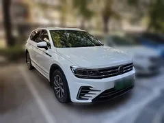 2021 Volkswagen Tiguan L 430PHEV Premium, белый — фото 3