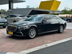 2021 Mercedes-Benz S-Class S 400 L Business, чёрный — фото 1