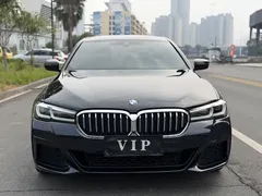 2021 BMW 5 Series 530Li Leading M Sport Package, чёрный — фото 2