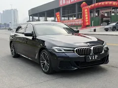 2021 BMW 5 Series 530Li Leading M Sport Package, чёрный — фото 3