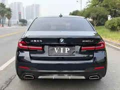2021 BMW 5 Series 530Li Leading M Sport Package, чёрный — фото 4