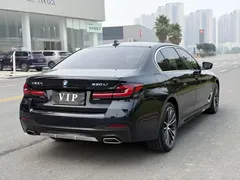 2021 BMW 5 Series 530Li Leading M Sport Package, чёрный — фото 5