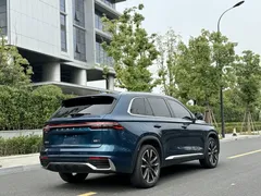 2021 Geely Monjaro 2.0TD DCT 2WD EVO Premium, синий — фото 13
