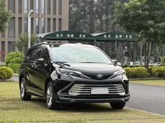2021 Toyota Sienna 2.5L Hybrid Platinum, чёрный — фото 3