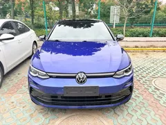 2021 Volkswagen Golf 280TSI DSG R-Line, синий — фото 2