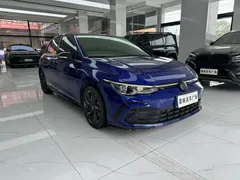 2021 Volkswagen Golf 280TSI DSG R-Line, синий — фото 6