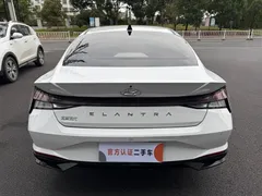 2023 Hyundai Elantra 1.5L CVT LUX Premium, белый — фото 12