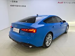 2021 Audi A5 Sportback 40 TFSI Fashion Dynamic, синий — фото 4