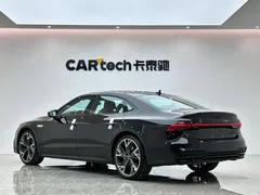 2023 Audi A7L 45 TFSI quattro S-line, чёрный — фото 3