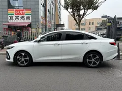 2022 Geely Emgrand L 1.4T CVT Ultimate, белый — фото 3