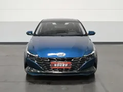 2022 Hyundai Elantra 1.5L CVT GLX Elite, синий — фото 3