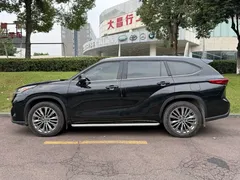 2023 Toyota Highlander 2.5L Hybrid 4WD Luxury 7-seat, чёрный — фото 3