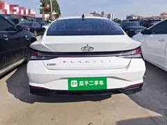 2021 Hyundai Elantra 1.5L CVT LUX Premium, белый — фото 6