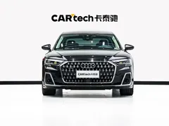2023 Audi A8L 50 TFSI quattro Select, чёрный — фото 2